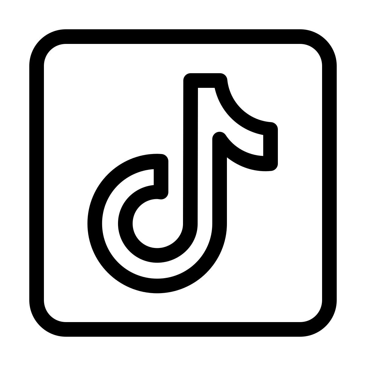 ios 17 outlined style tik tok icon
