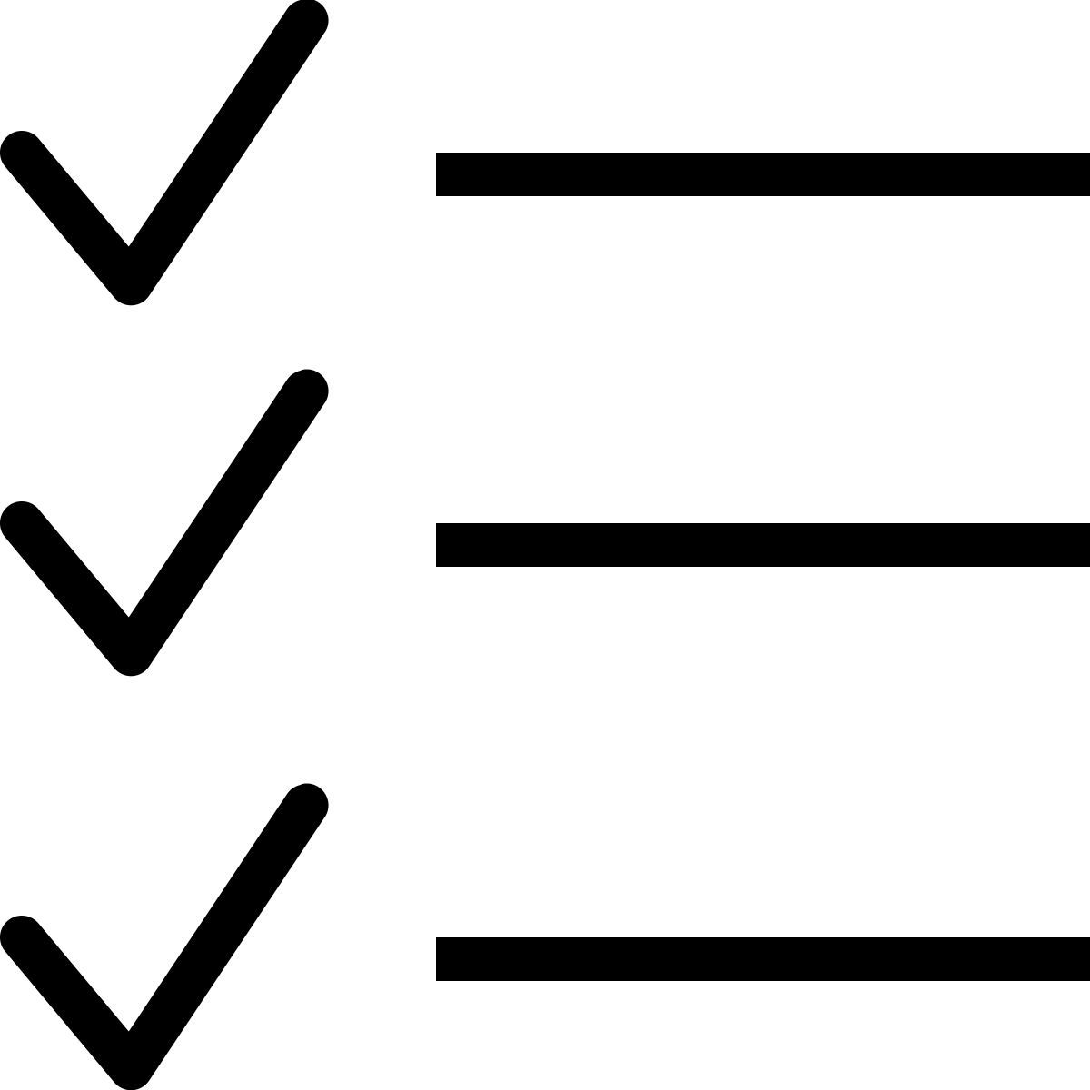 ios 17 outlined style checkliste icon