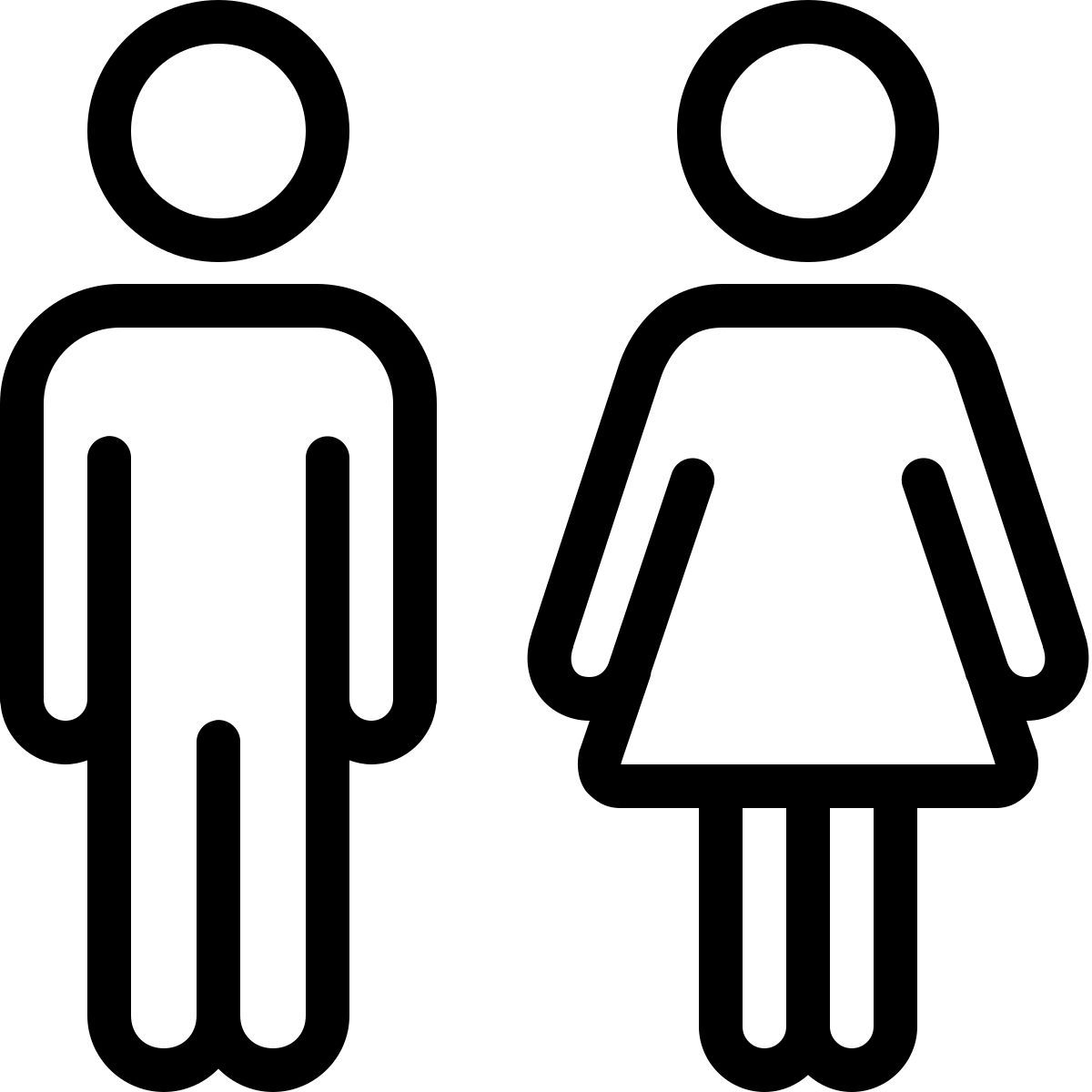 ios 17 outlined style toilet icon