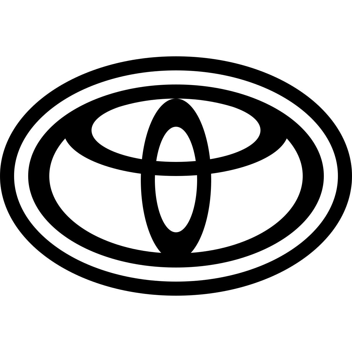 ios 17 outlined style 도요타 icon