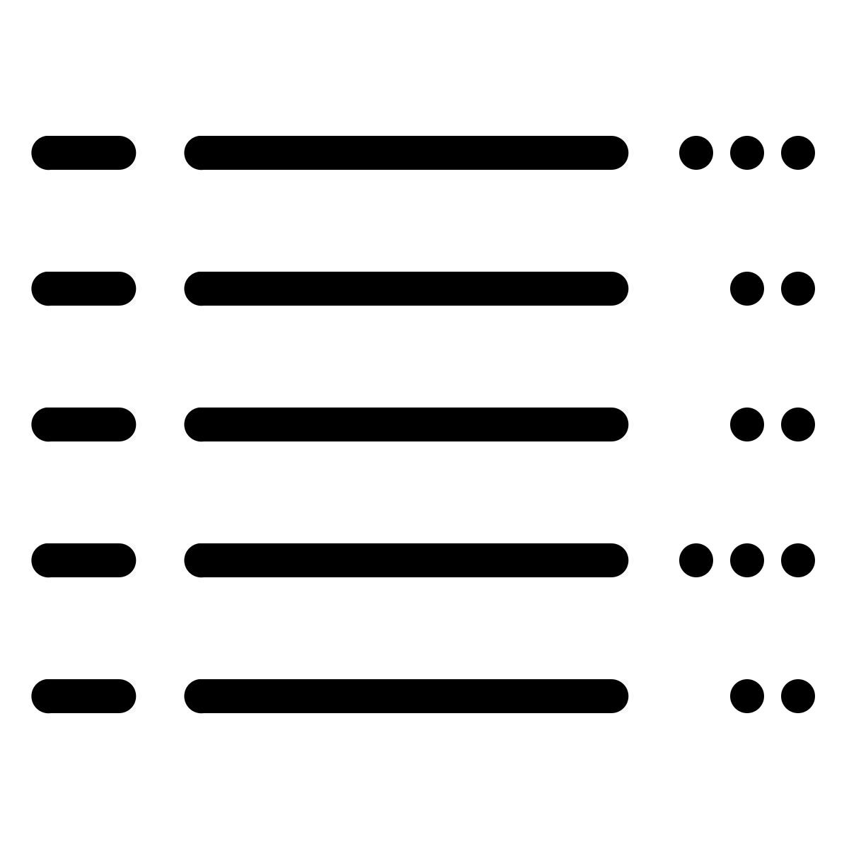 ios 17 outlined style transaction list icon