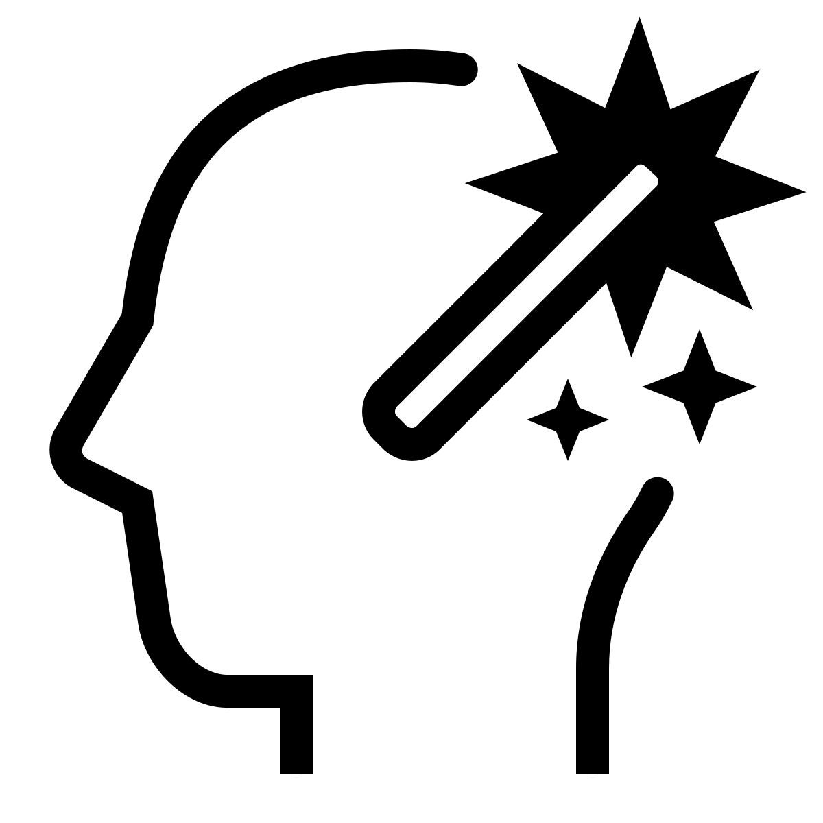 ios 17 outlined style habilidad de transformación icon