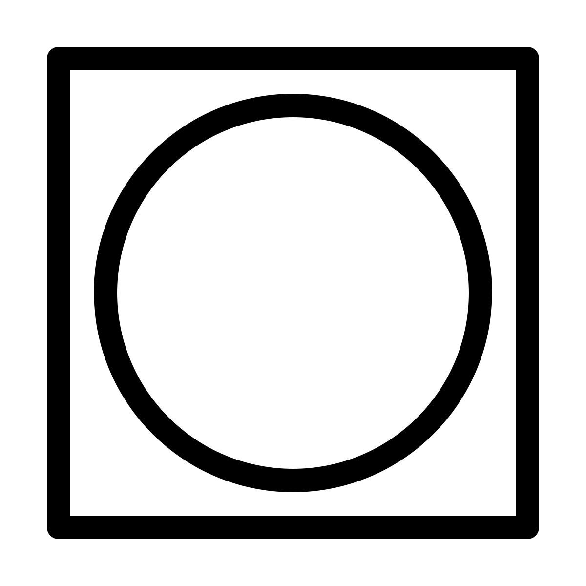 ios 17 outlined style tumble dry icon