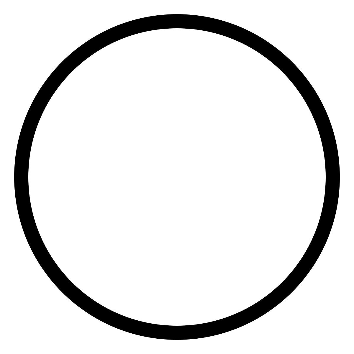 ios 17 outlined style circulo icon