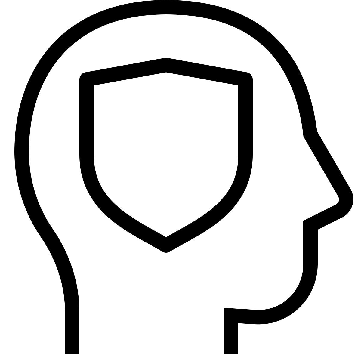 ios 17 outlined style unflappability icon