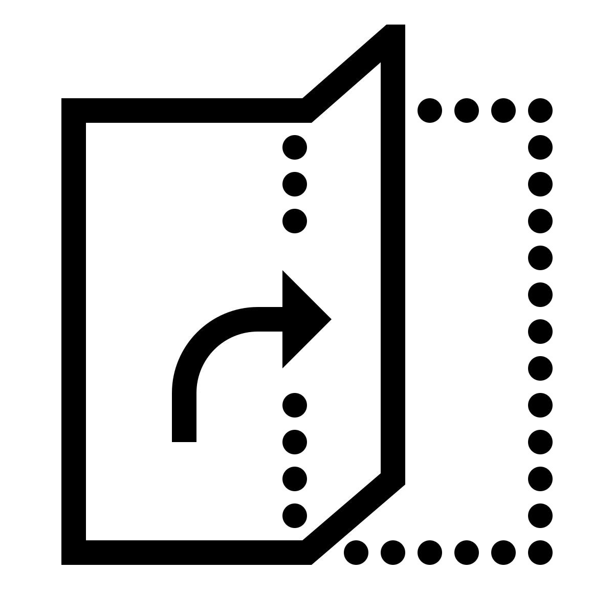 ios 17 outlined style déplier icon