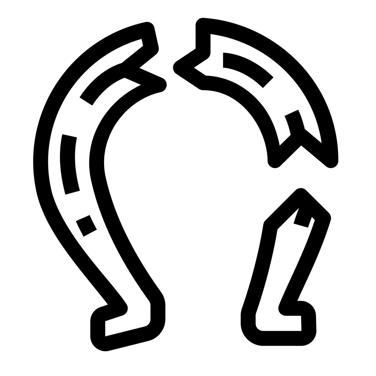 ios 17 outlined style desafortunado icon