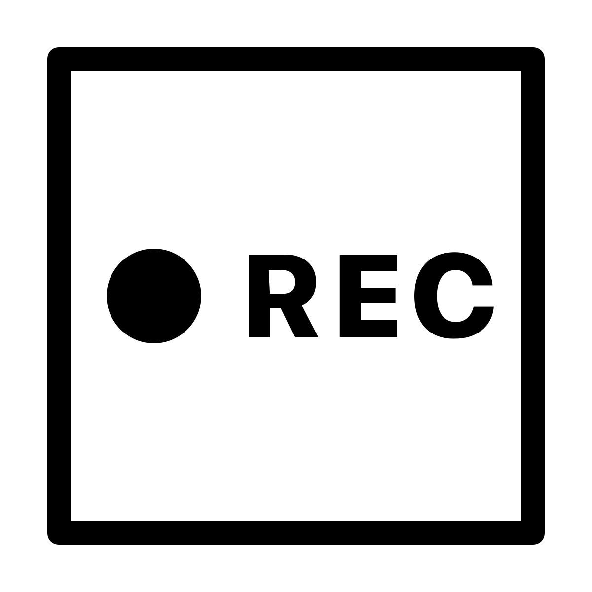 ios 17 outlined style video record icon