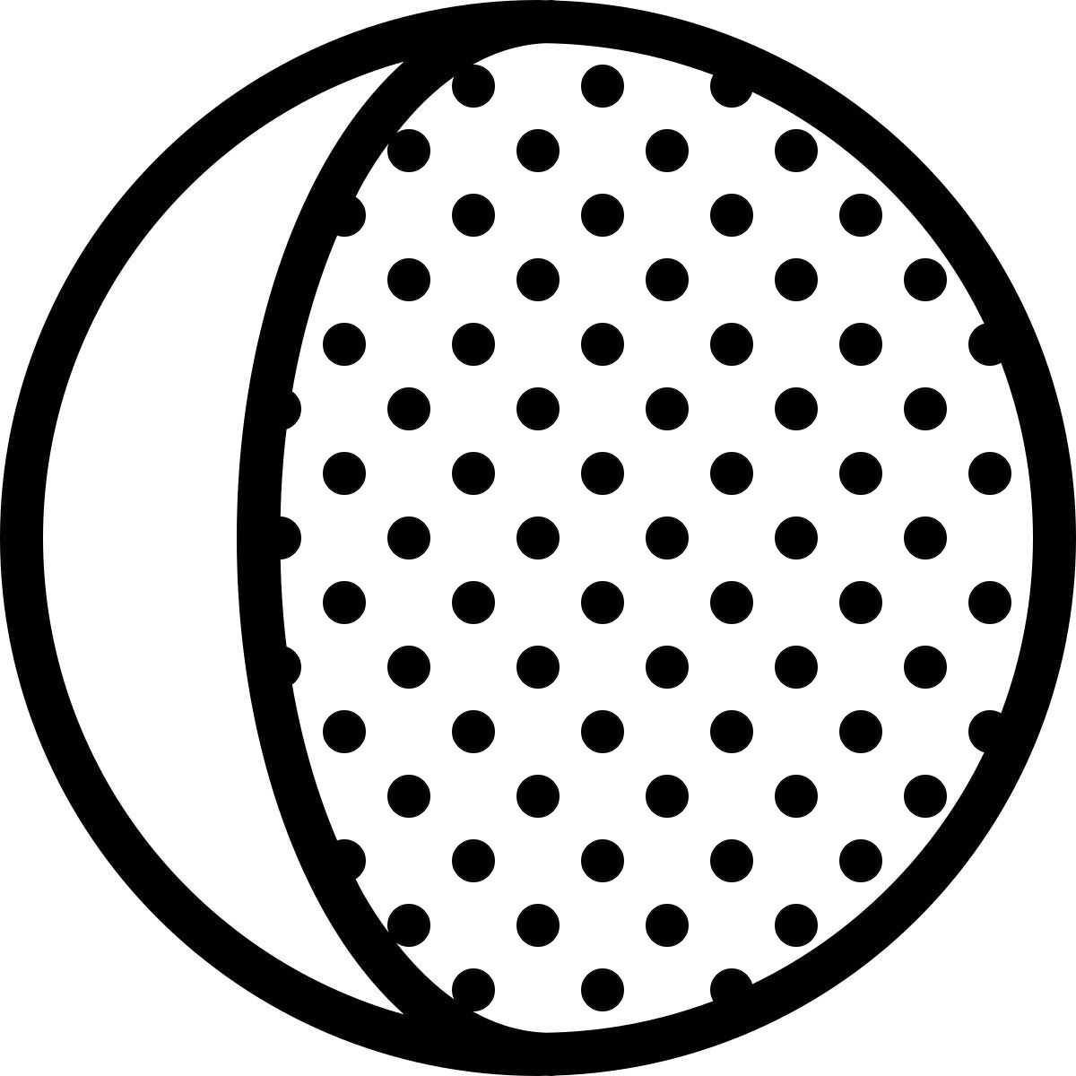 ios 17 outlined style creciente menguante icon