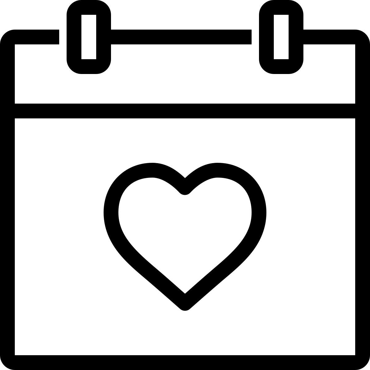 ios 17 outlined style 结婚日 icon