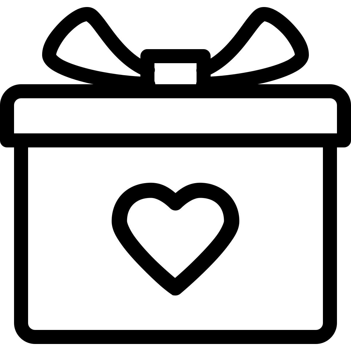 ios 17 outlined style presente de casamento icon