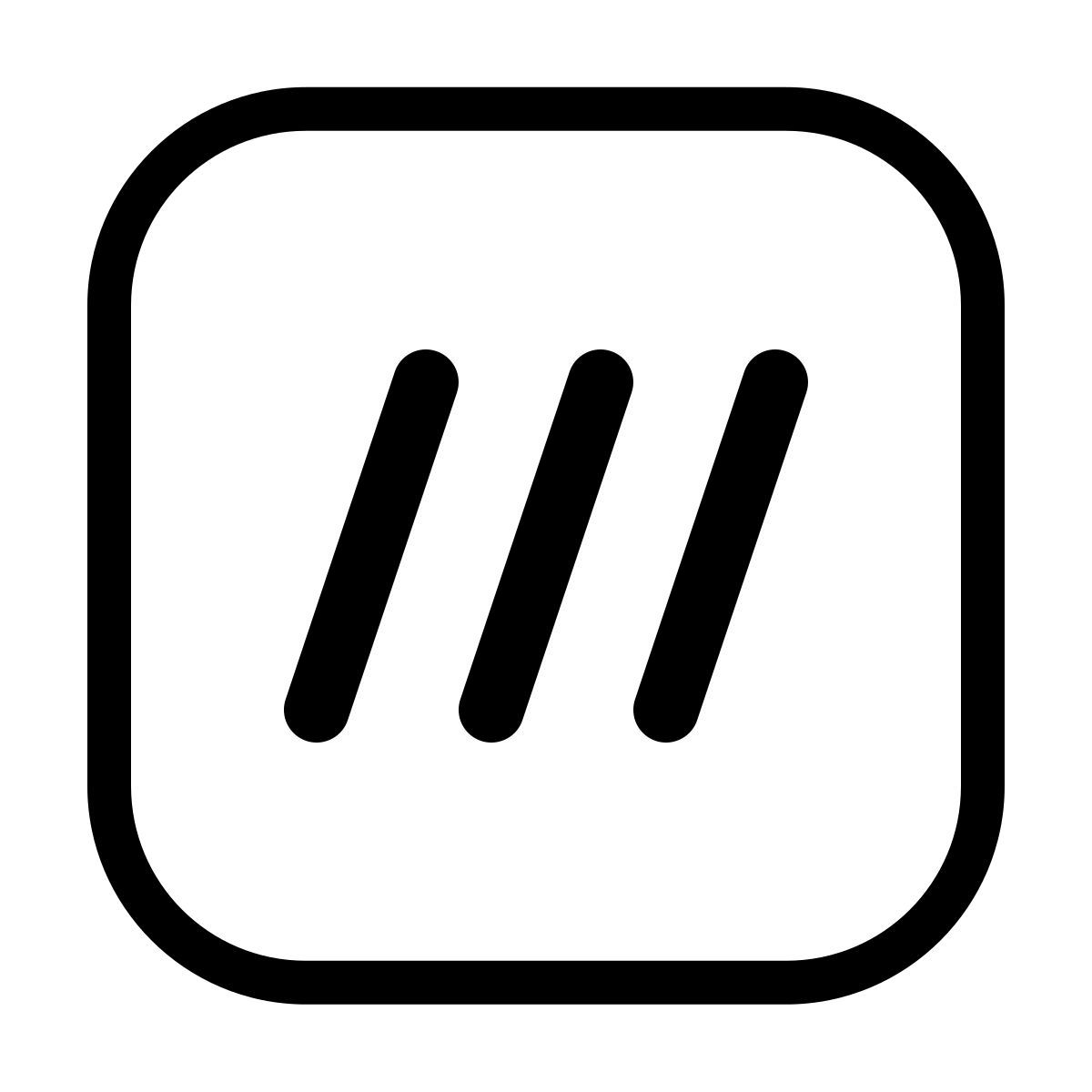 ios 17 outlined style was 3 wörter icon