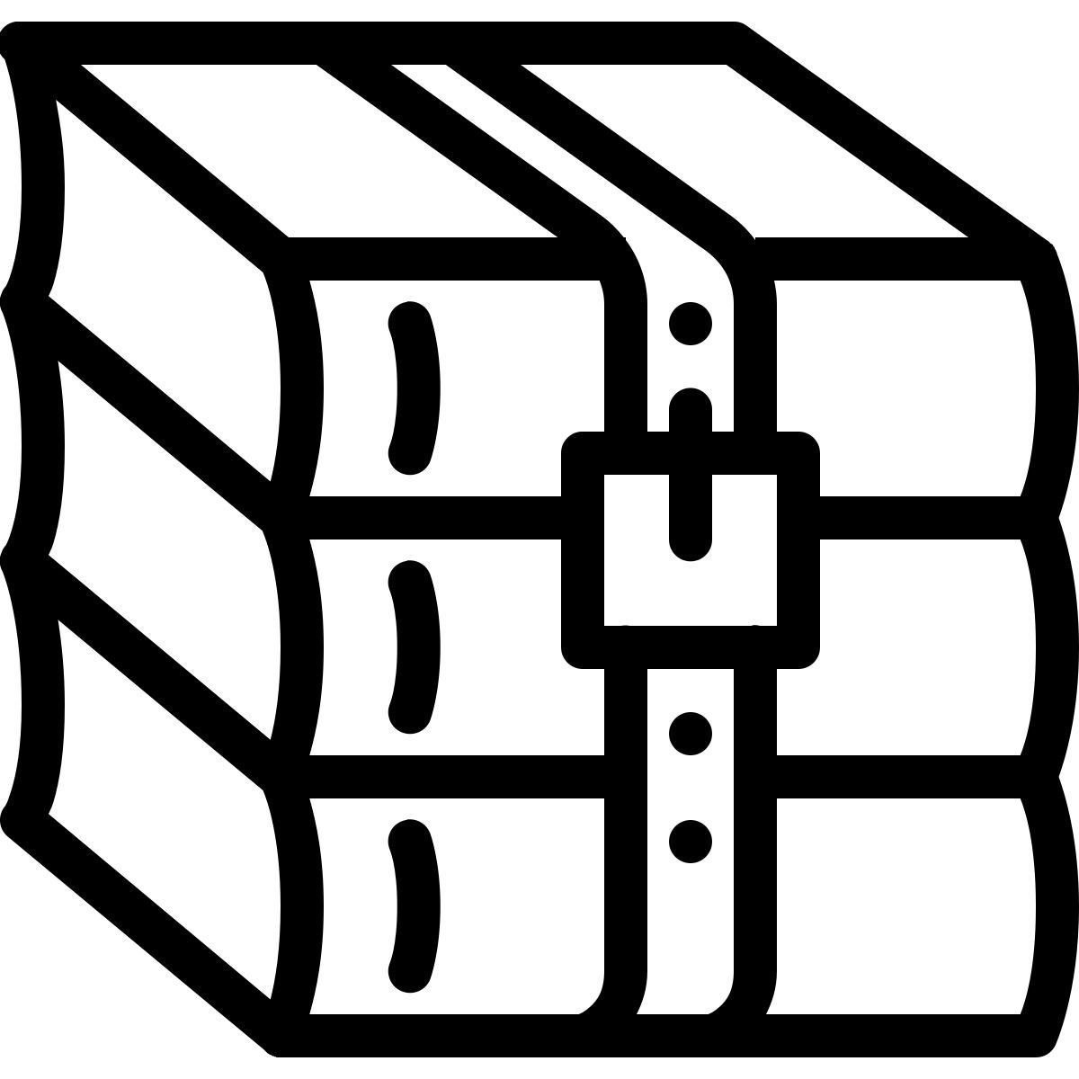 ios 17 outlined style código postal icon