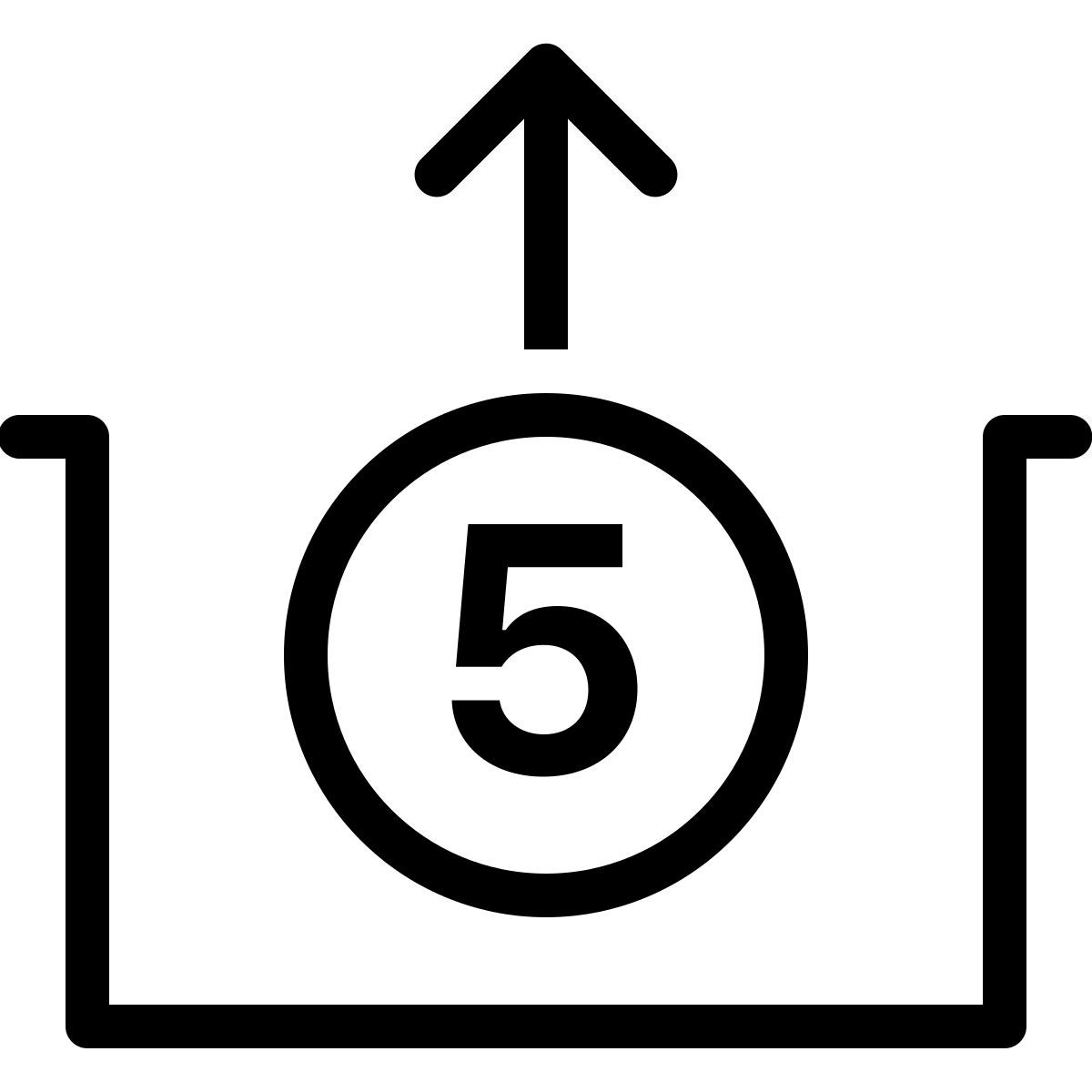 ios 17 outlined style retirada icon