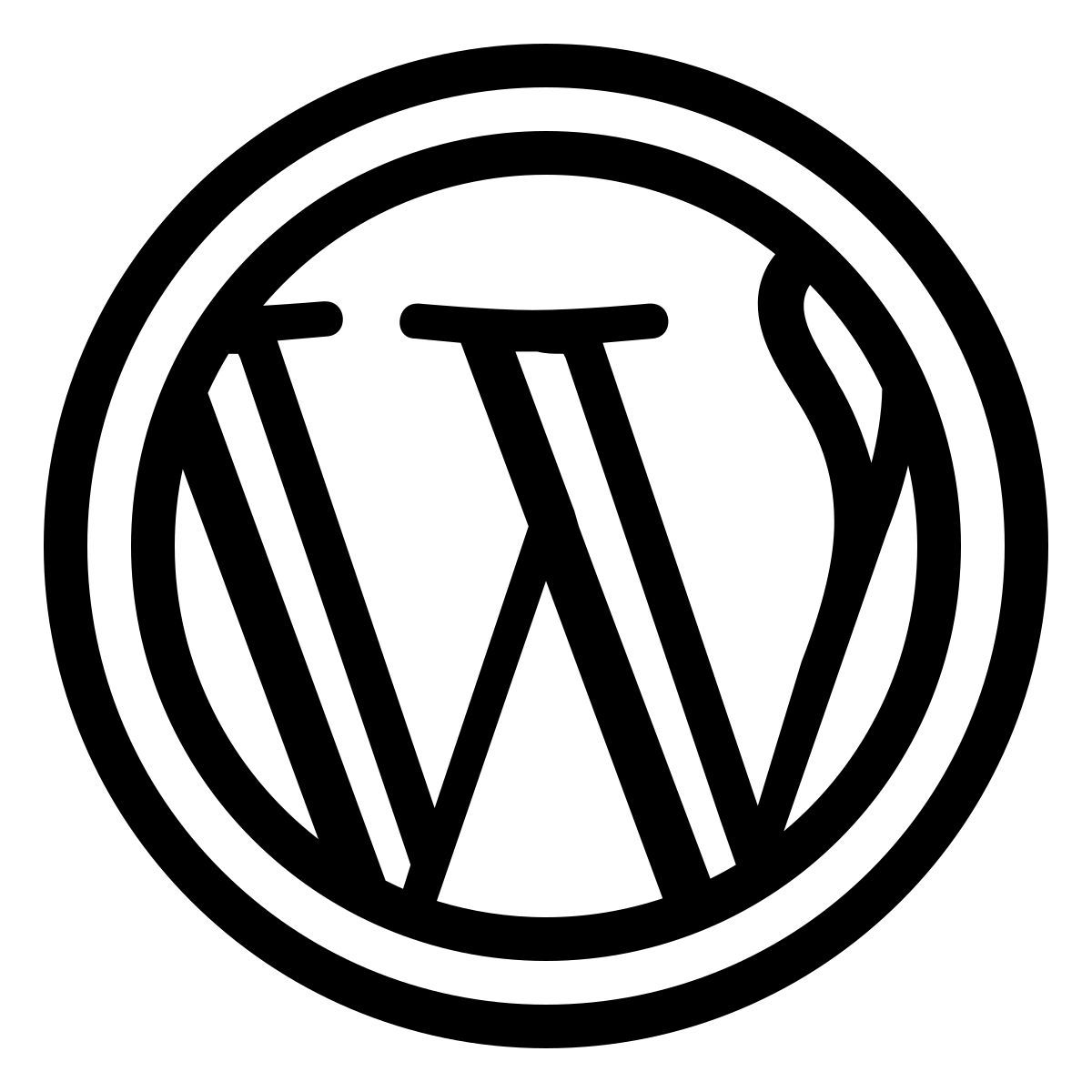 ios 17 outlined style wordpress icon