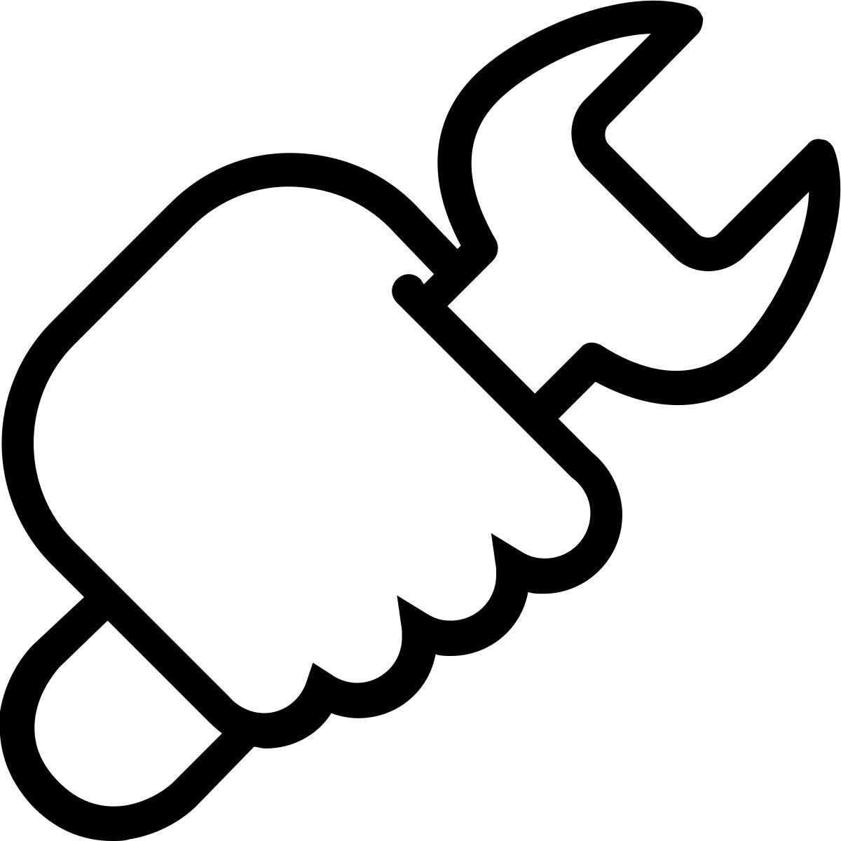 ios 17 outlined style 工作 icon