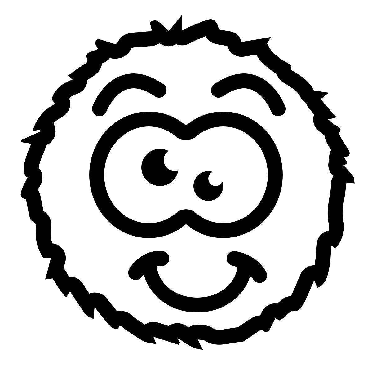 ios 17 outlined style wozzol icon