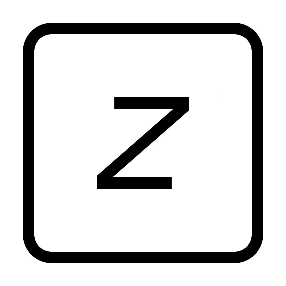 ios 17 outlined style z坐标 icon