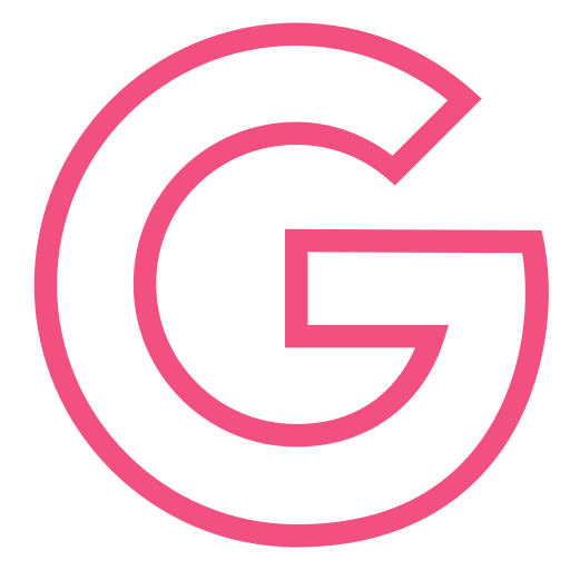 Icono Rosa De Google Plus