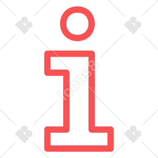Info Icon Red Png