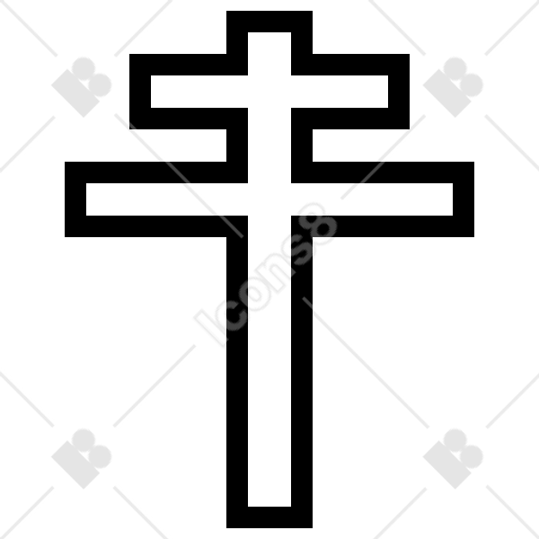 Black Cross Icon Png
