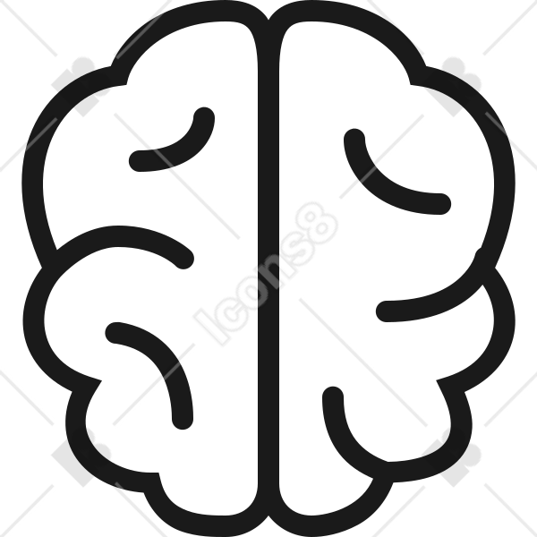 Black Brain Icon