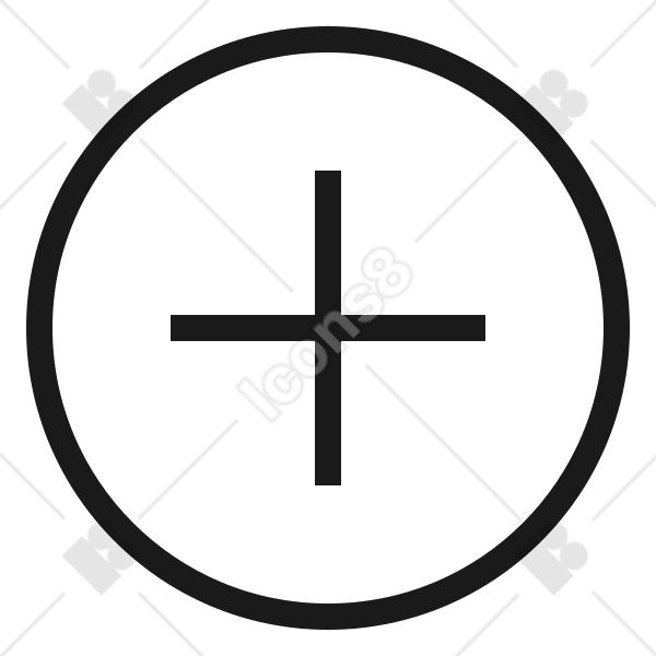 Plus Icon Png Black