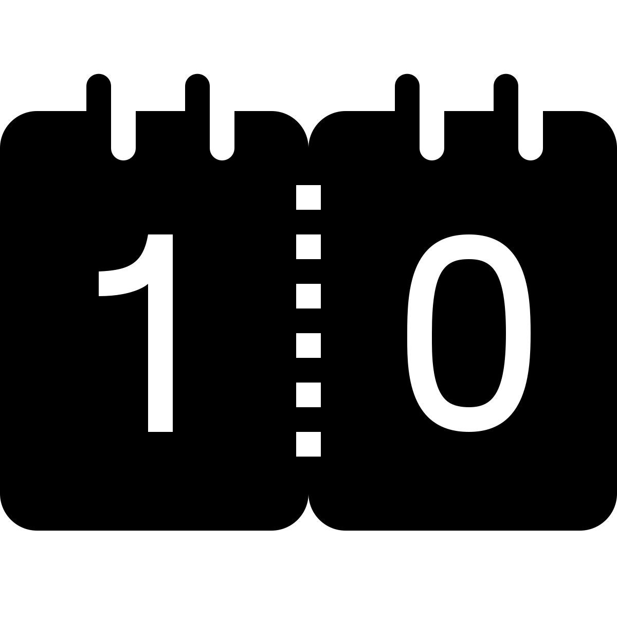 ios 17 filled style 스코어 보드 icon