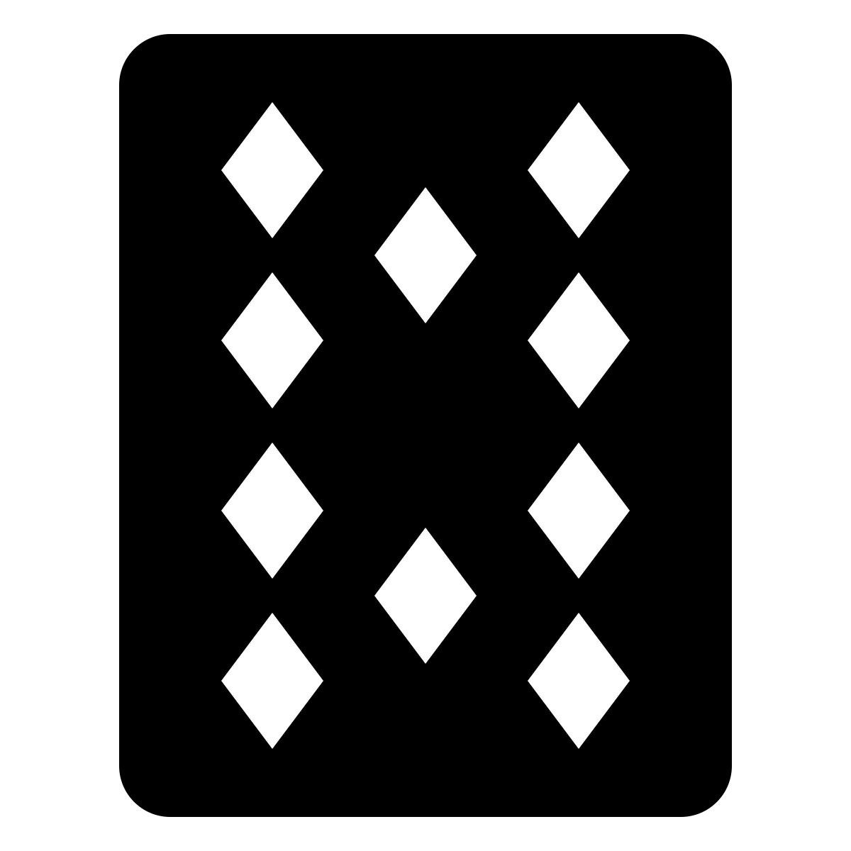 ios 17 filled style 10 of diamonds icon
