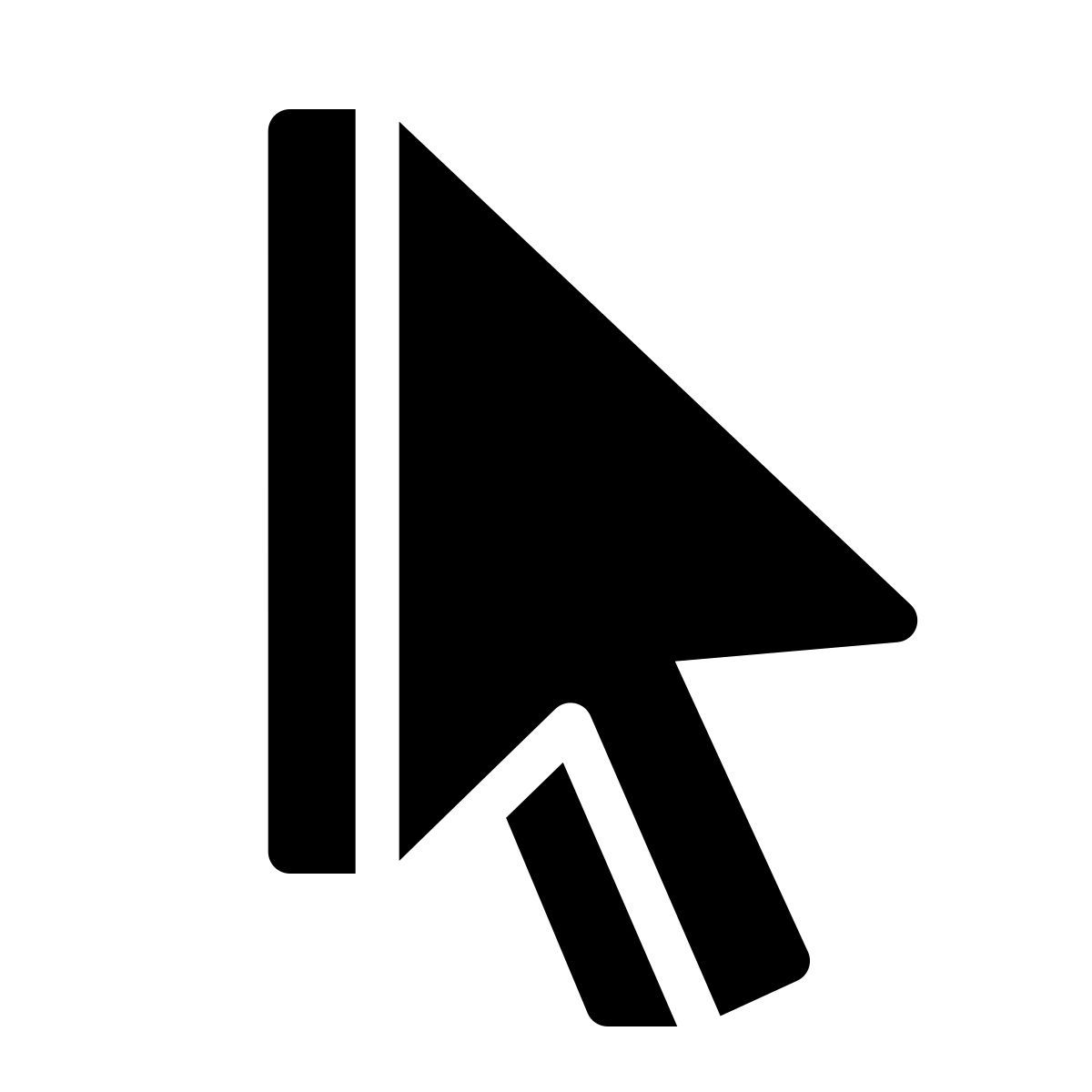 ios 17 filled style 3d pointer icon