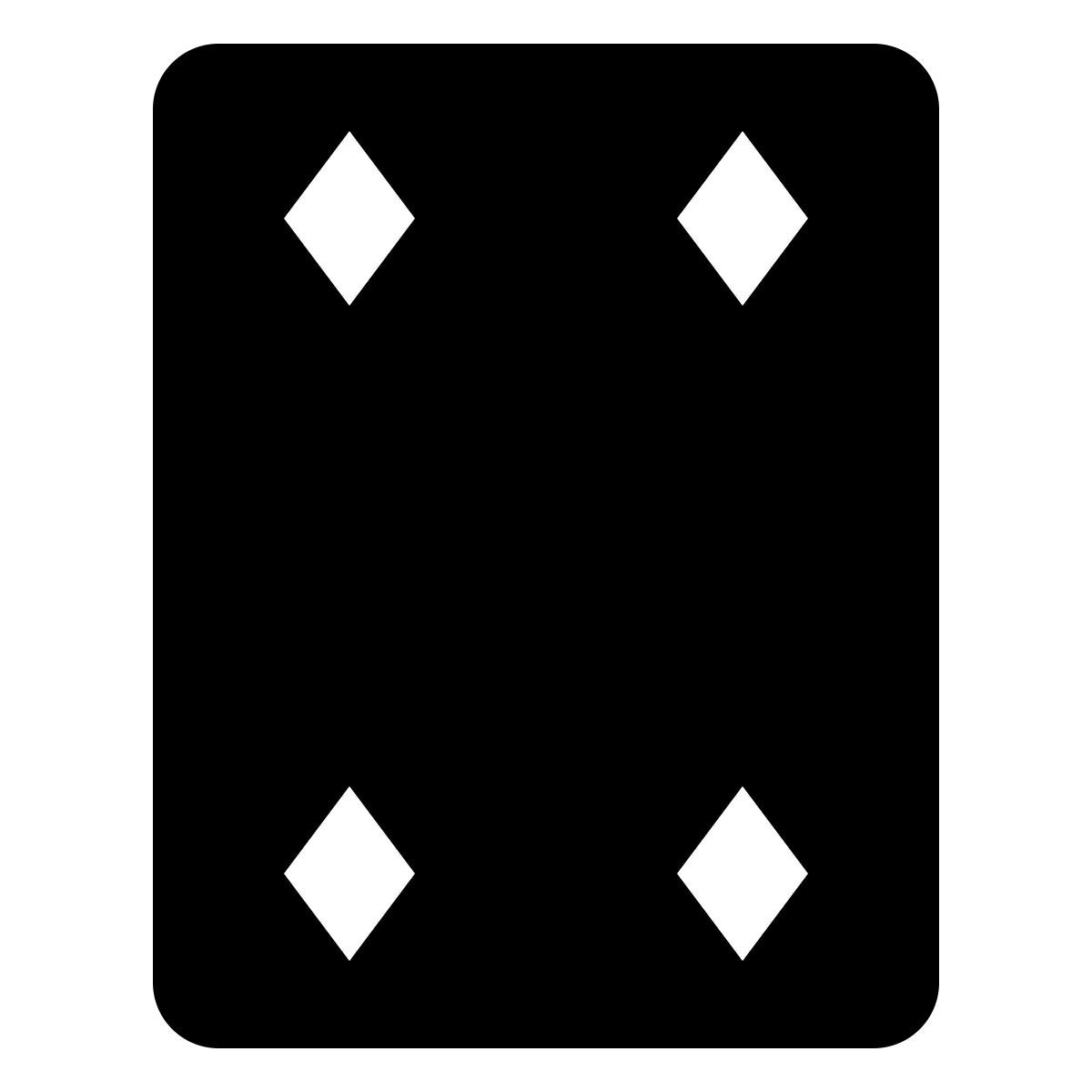 ios 17 filled style 4 de diamantes icon