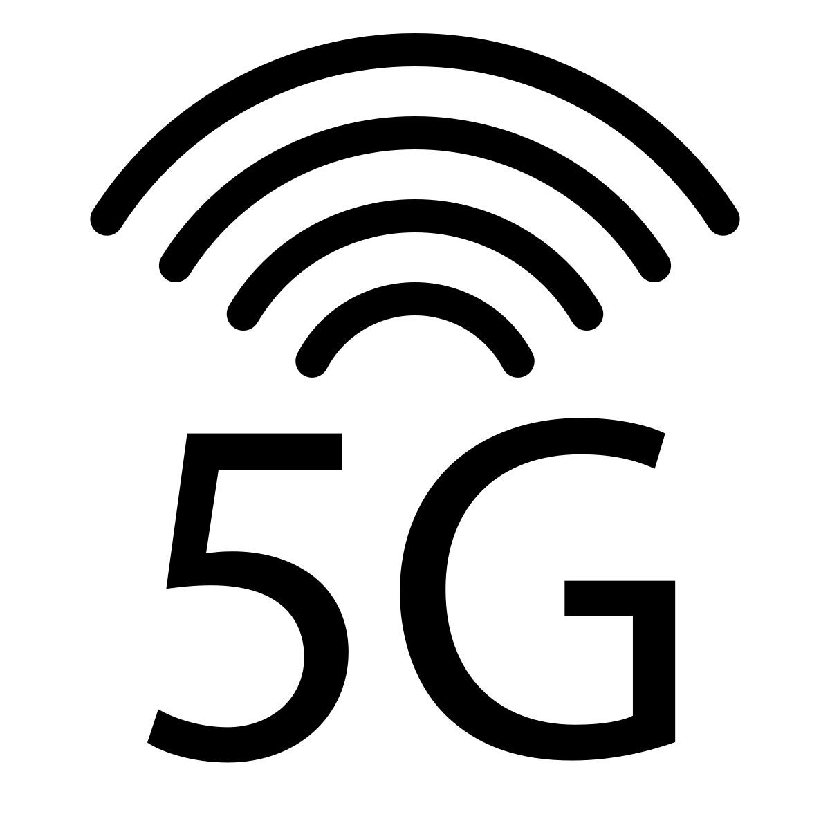 ios 17 filled style 5g icon