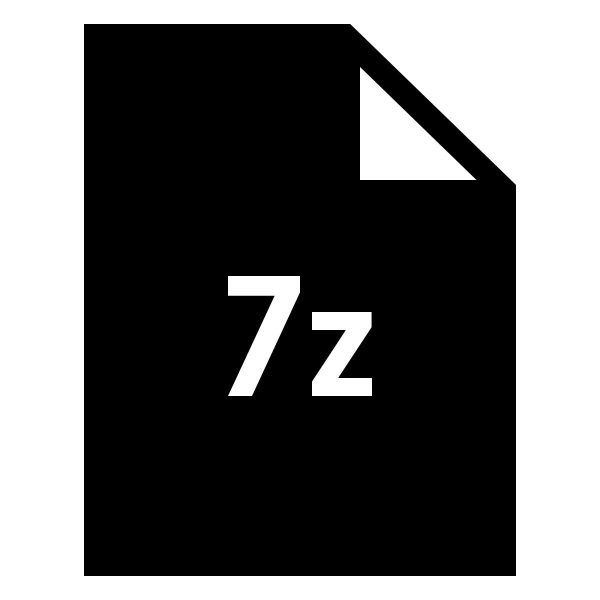 ios 17 filled style 7zip icon