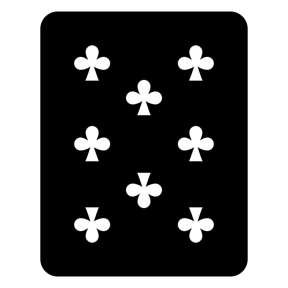 ios 17 filled style 8 de tréboles icon