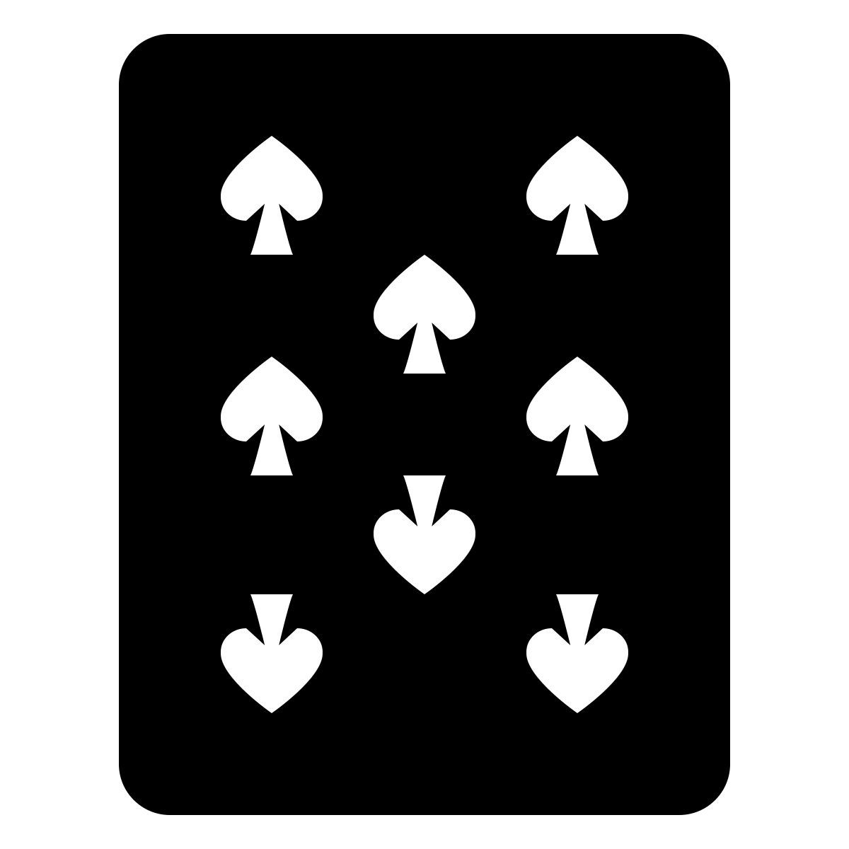 ios 17 filled style 8 de espadas icon