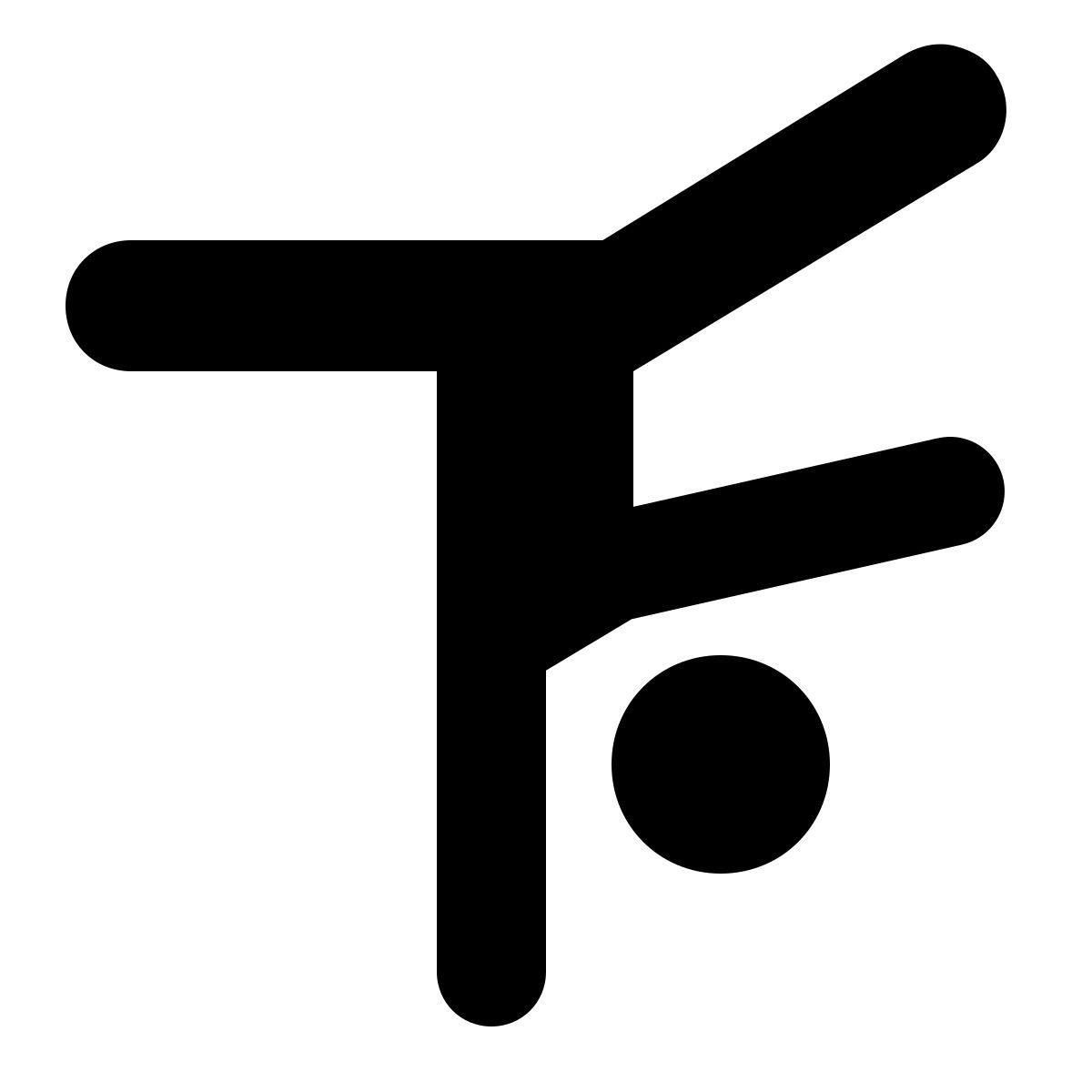 ios 17 filled style acrobaties icon