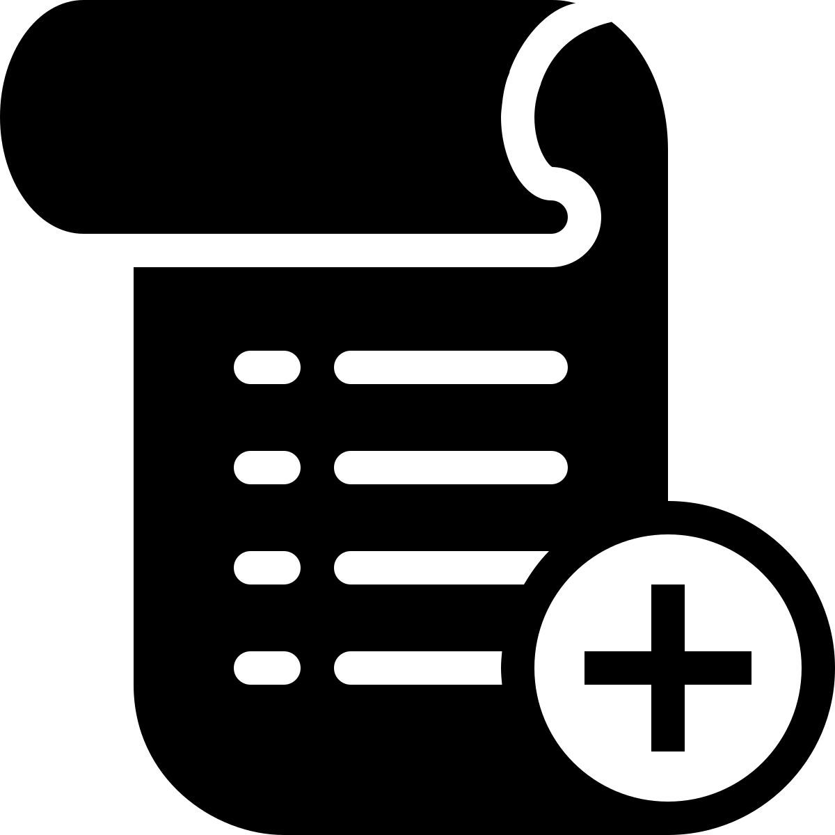 ios 17 filled style agregar regla icon