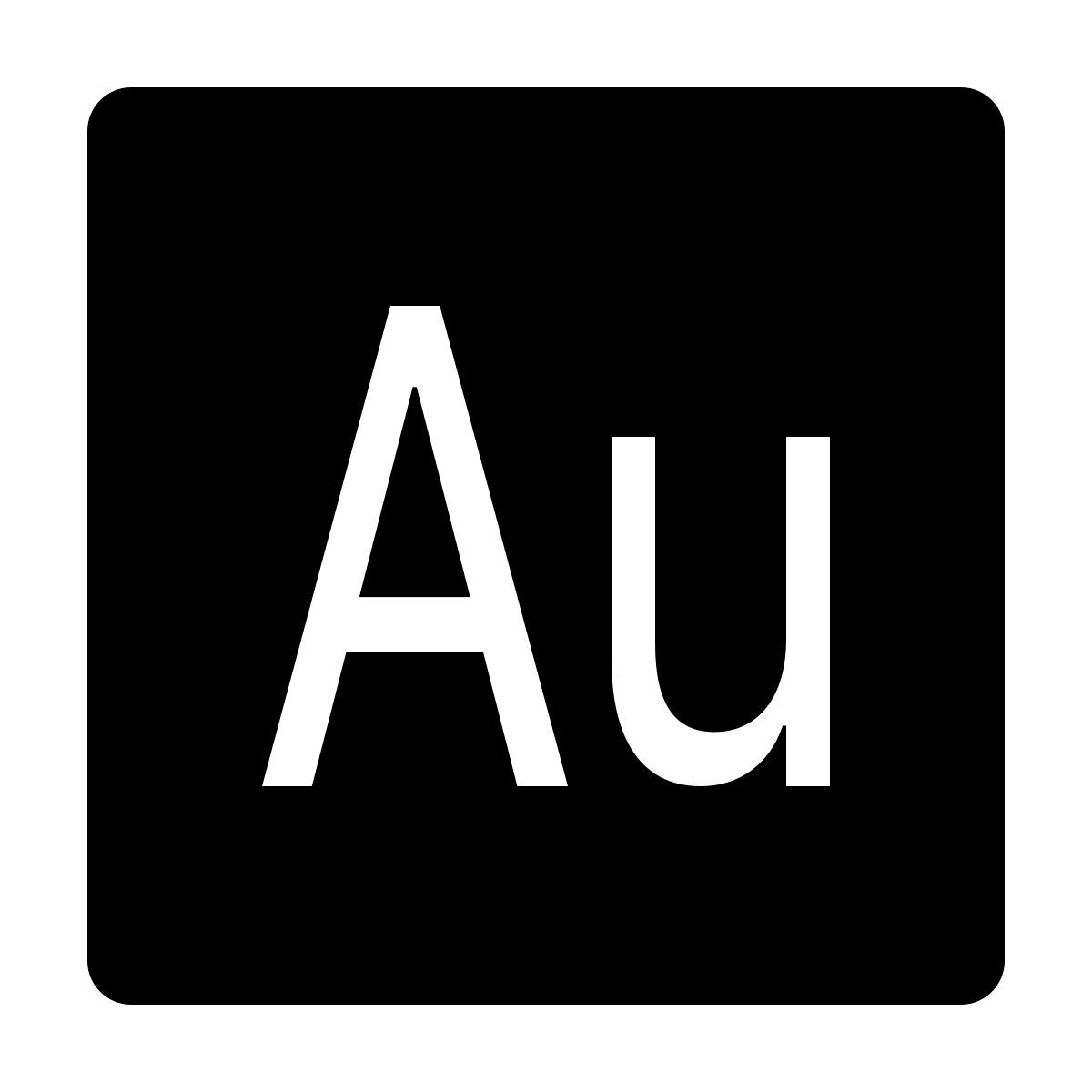 ios 17 filled style adobe audition icon