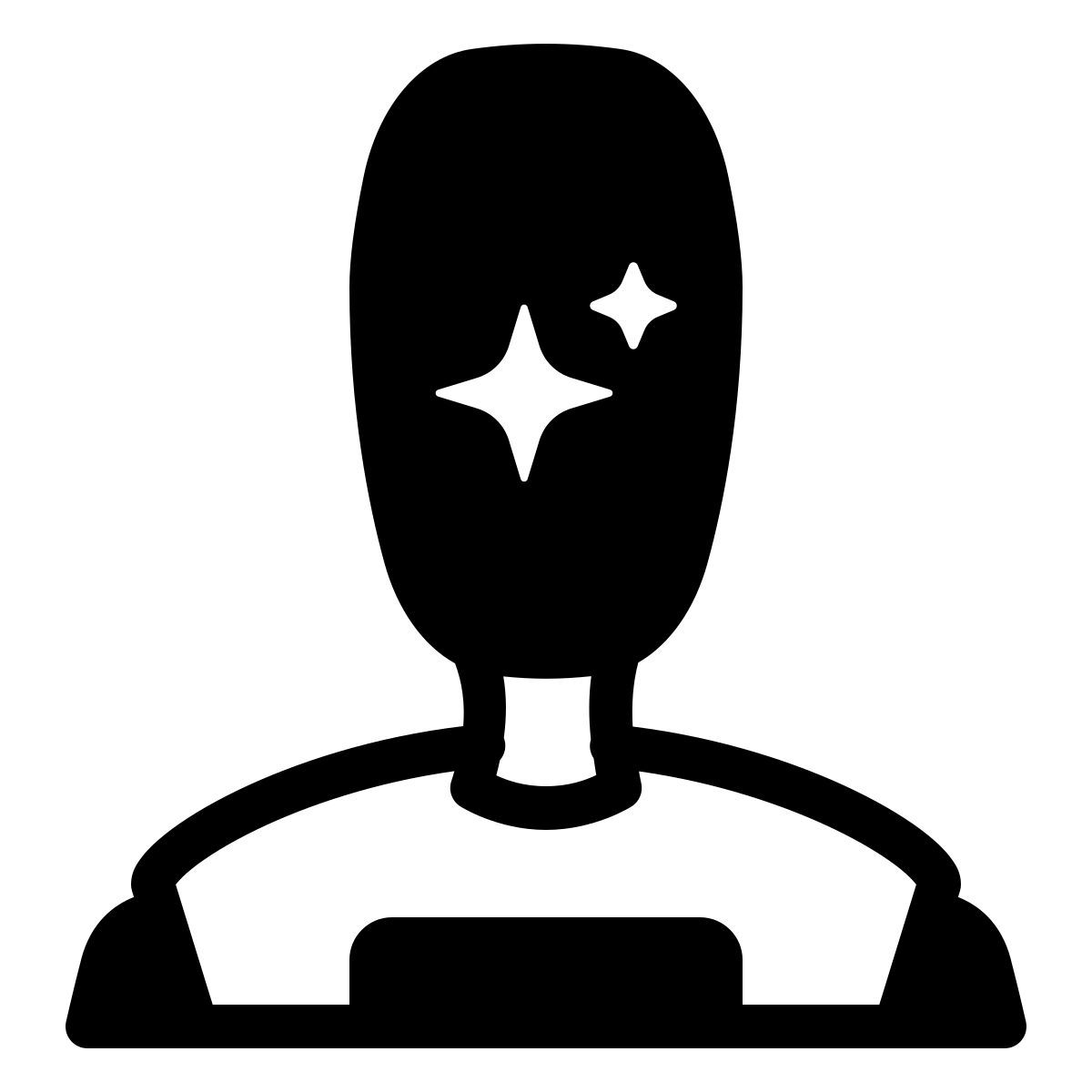 ios 17 filled style 机器人 icon