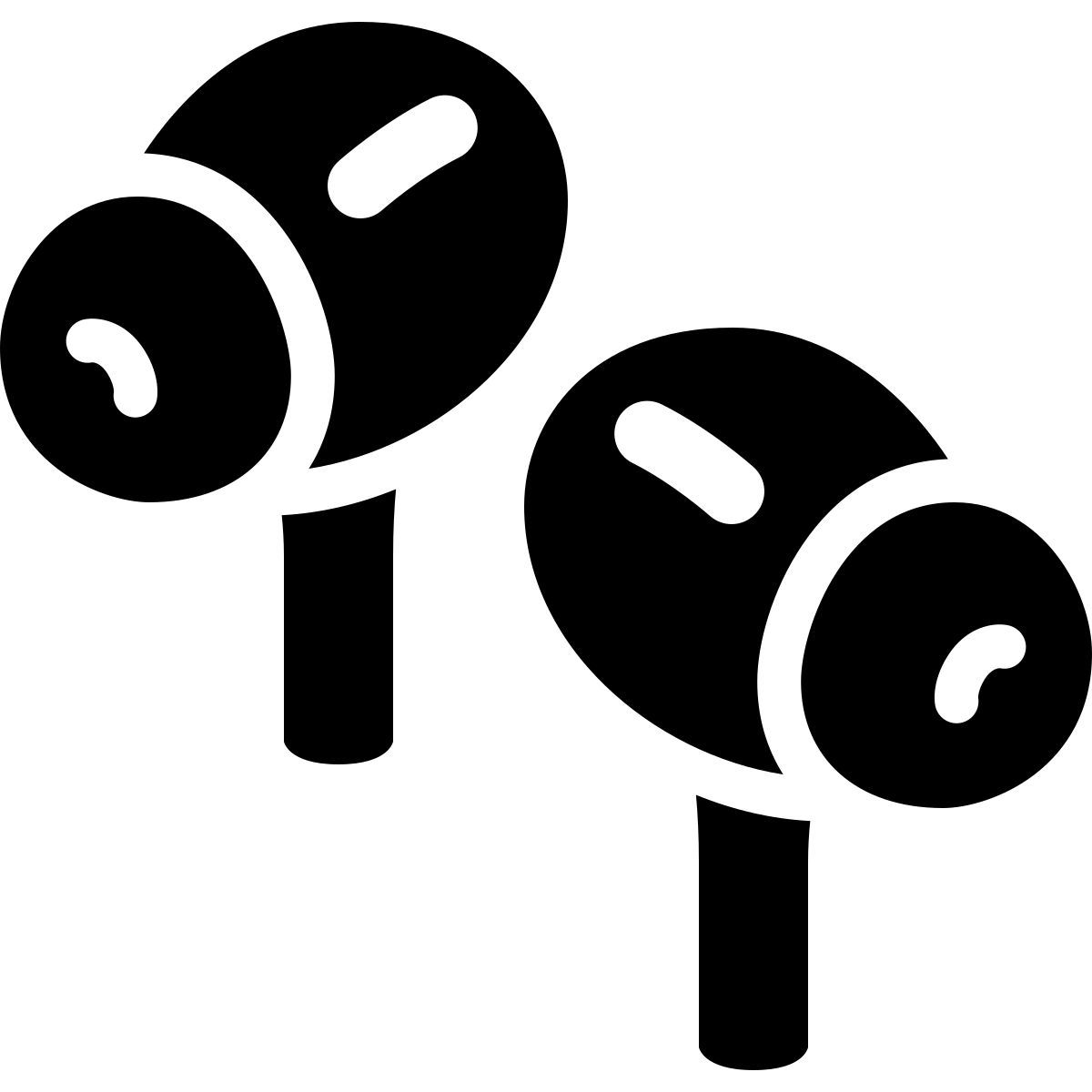 ios 17 filled style airpods pro icon