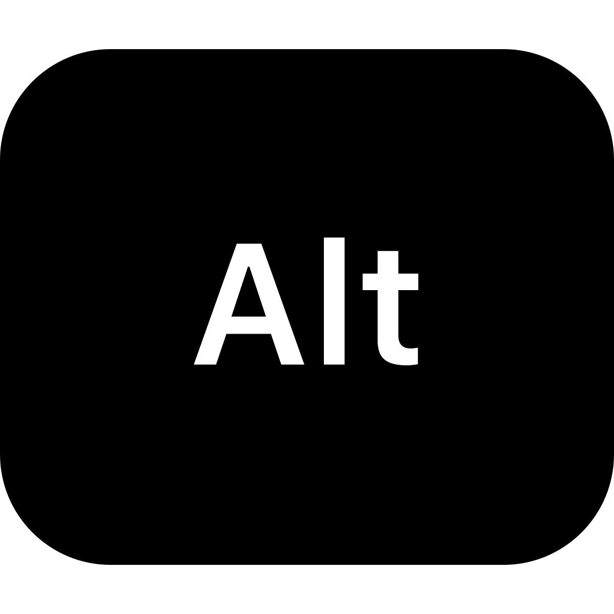 ios 17 filled style alt键 icon