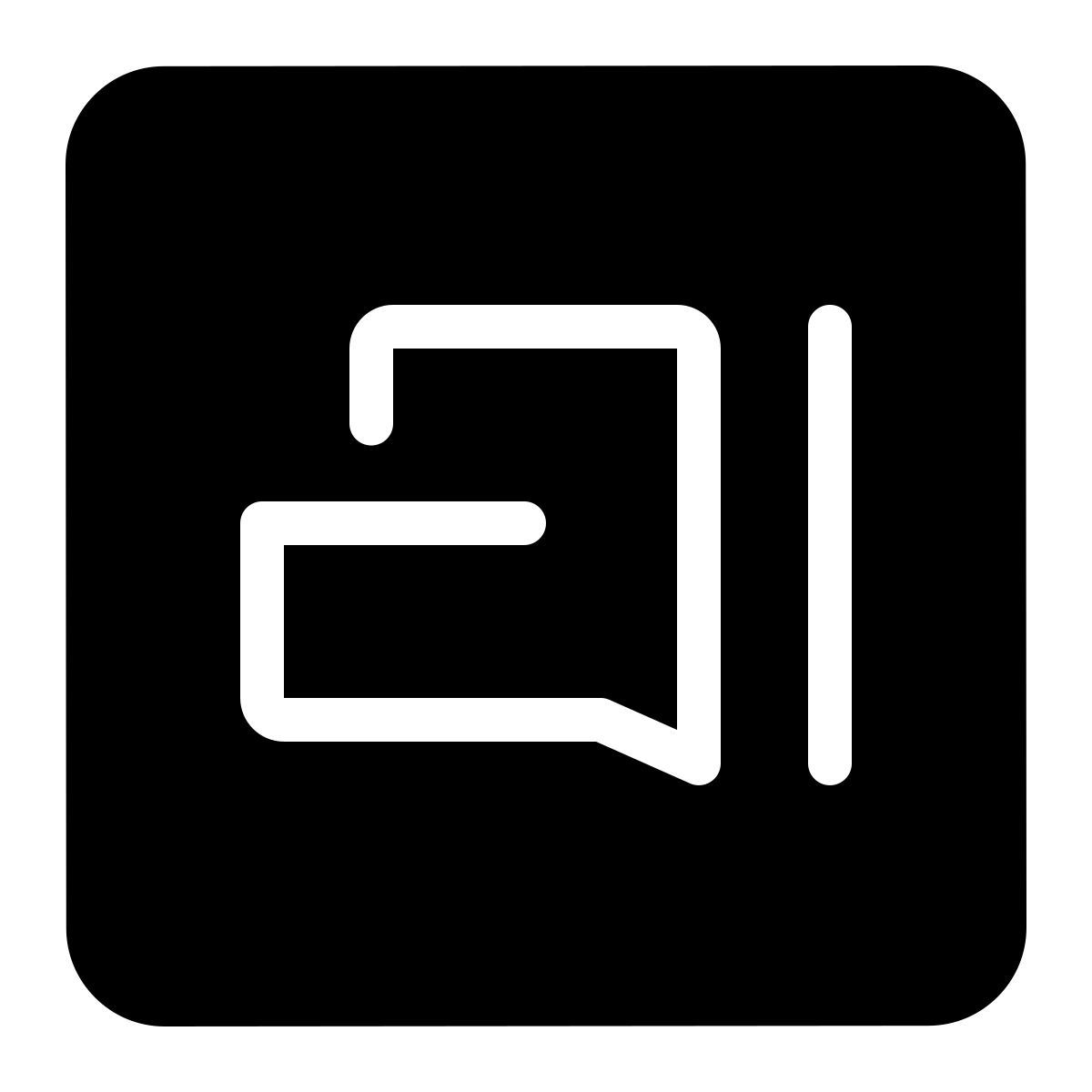 ios 17 filled style arattai icon