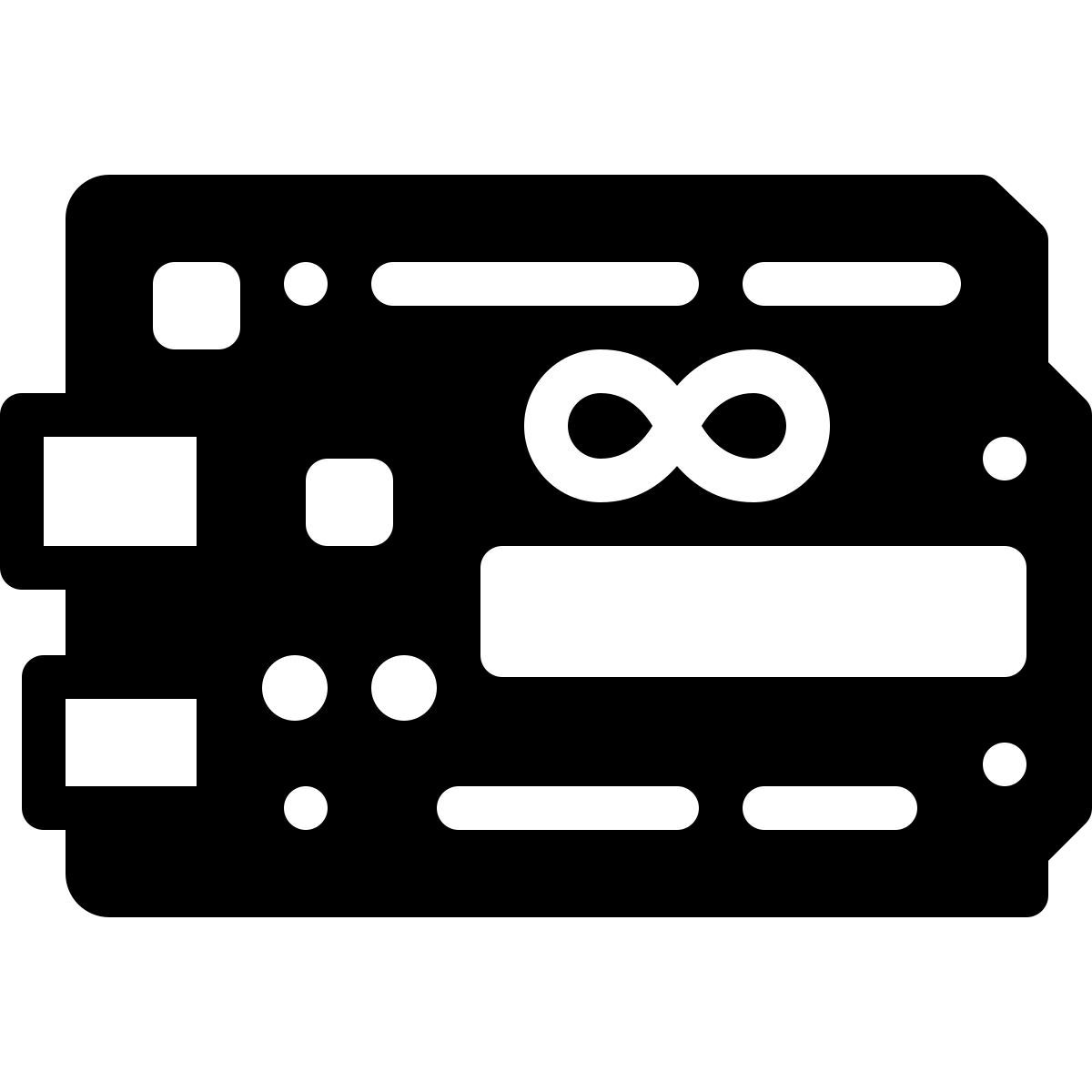 ios 17 filled style scheda arduino uno icon