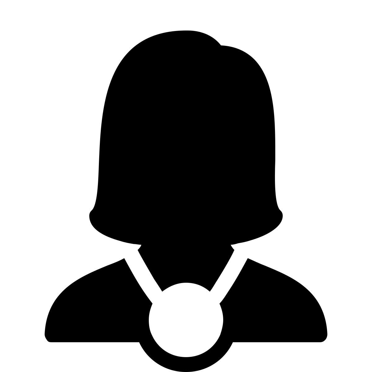 ios 17 filled style 运动员女性 icon