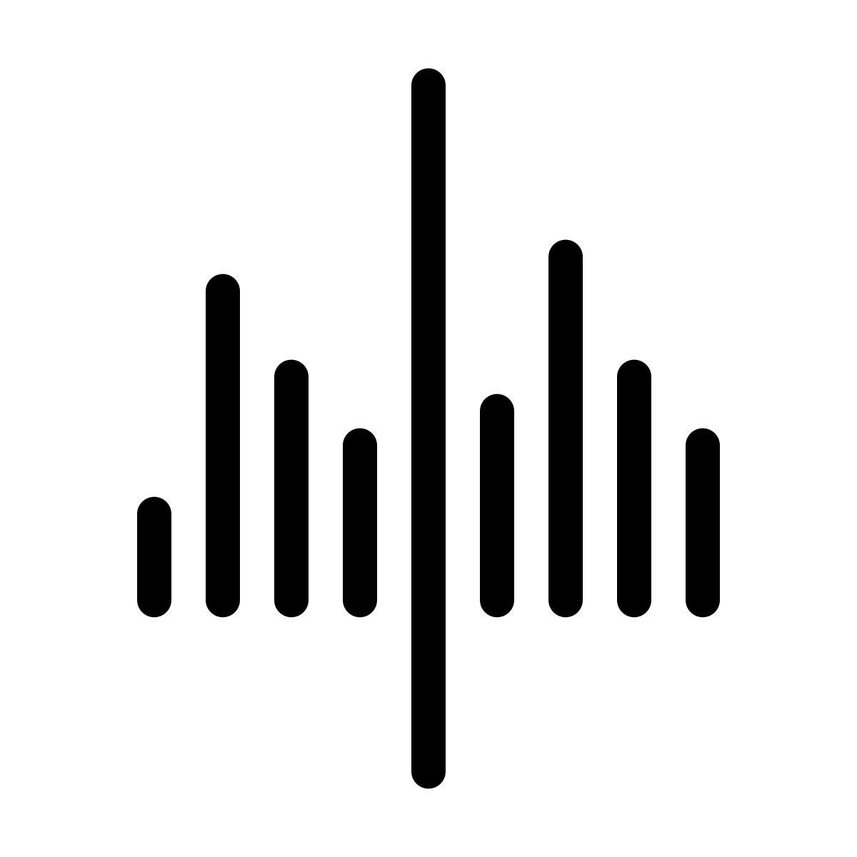 ios 17 filled style skimming de audio icon