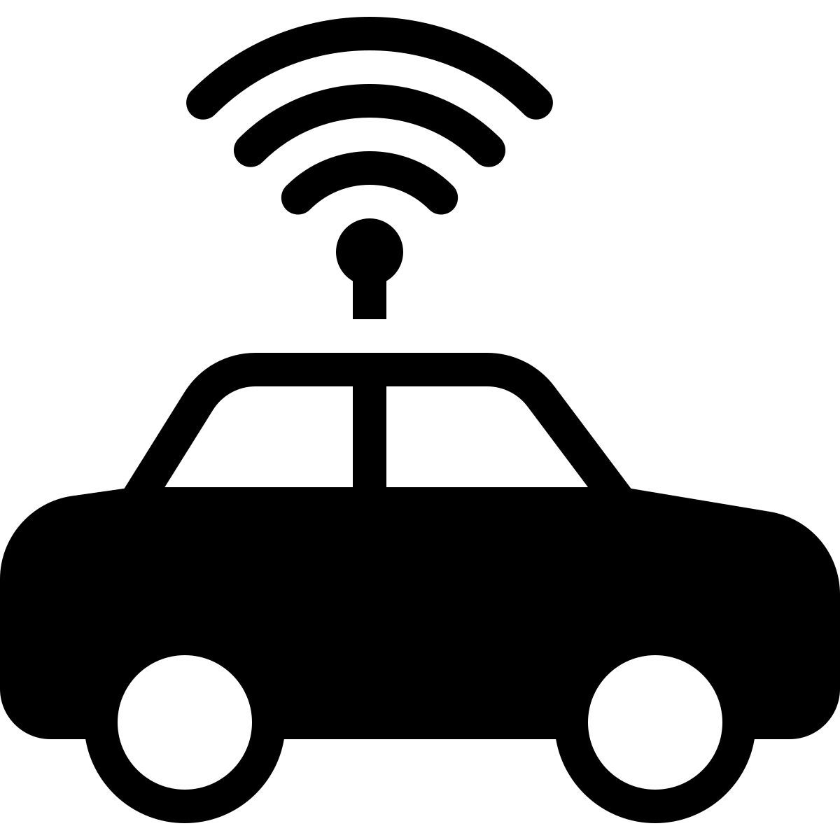 ios 17 filled style 自动驾驶汽车 icon