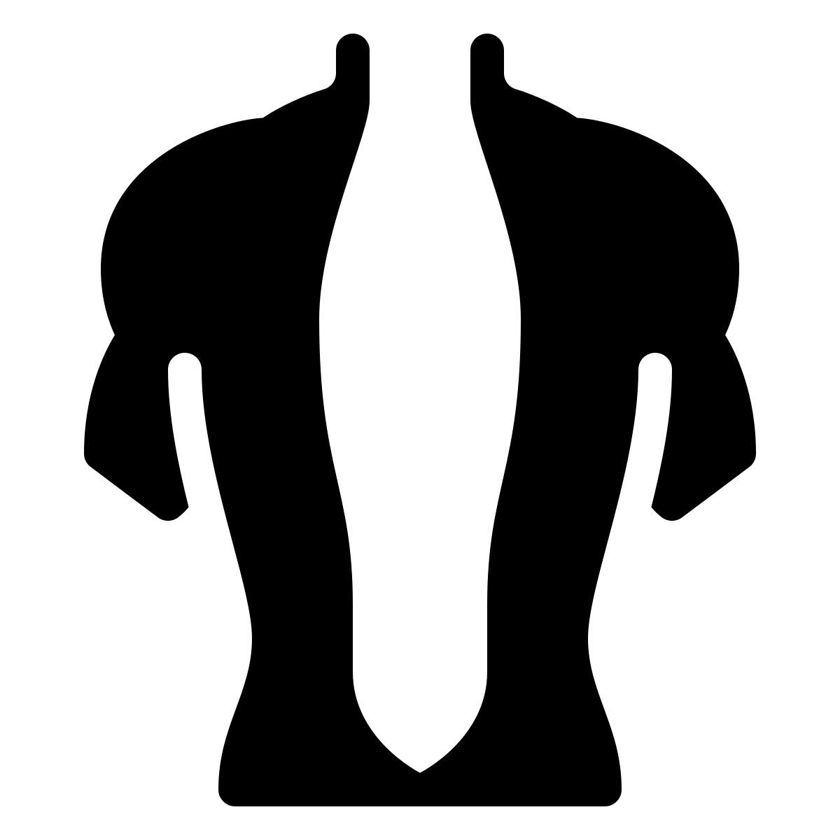 ios 17 filled style extenseurs de dos icon