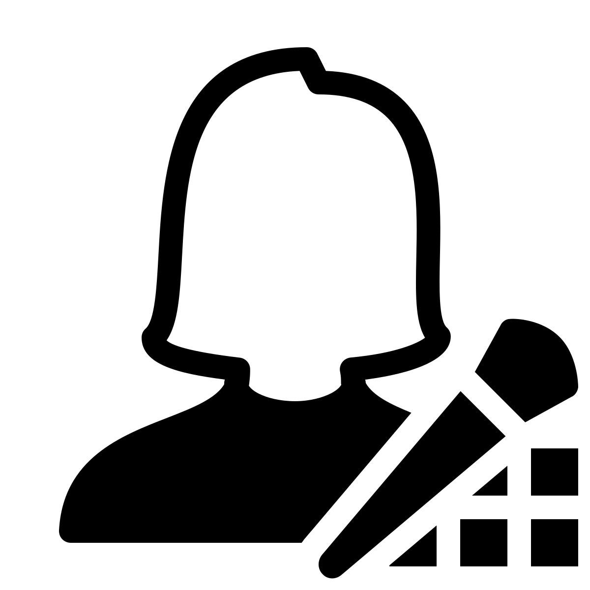 ios 17 filled style esthéticien icon