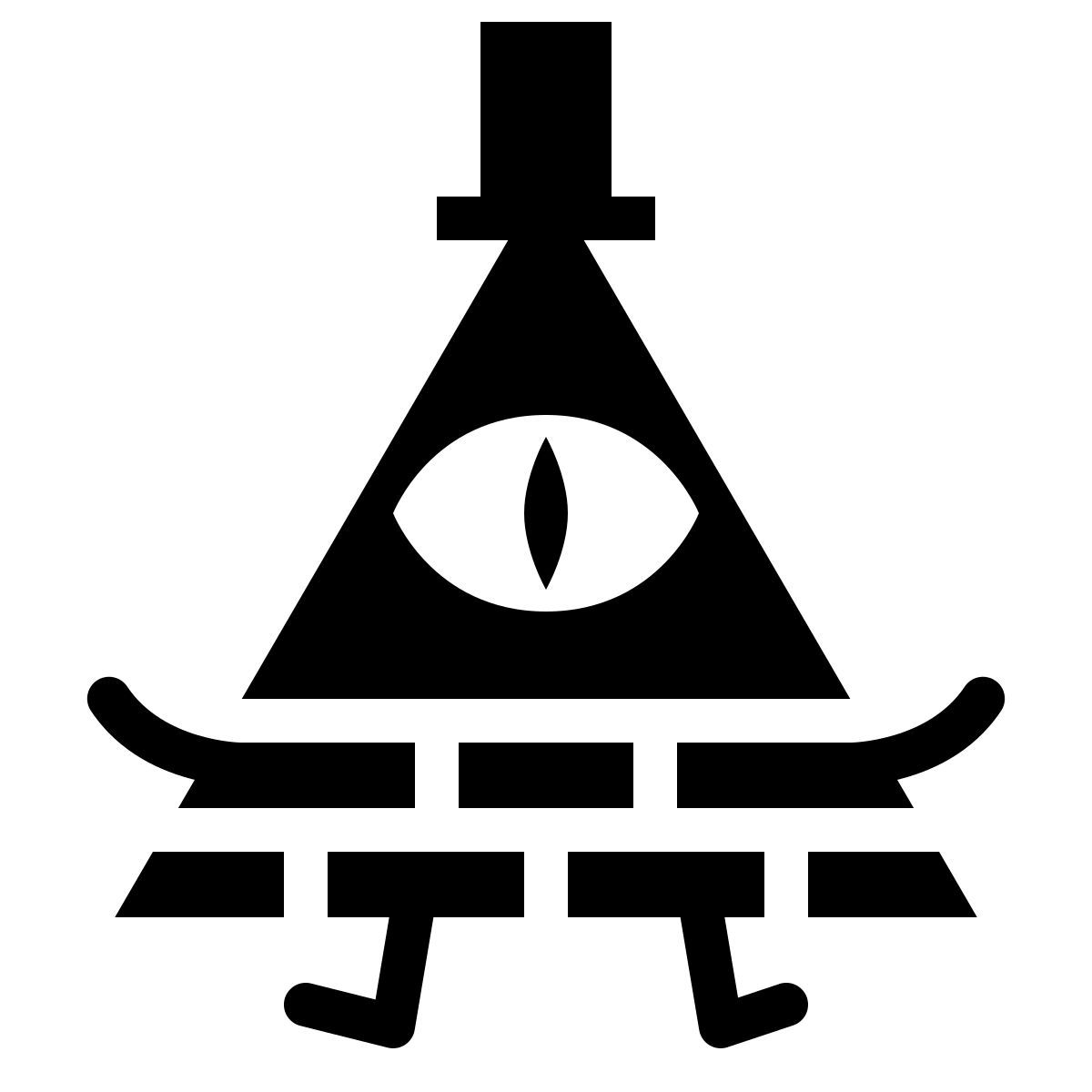 ios 17 filled style bill cipher icon
