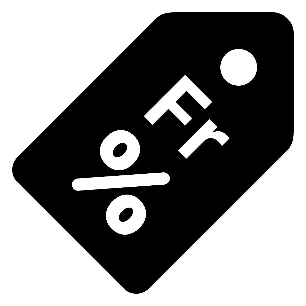 ios 17 filled style schwarzer freitag icon